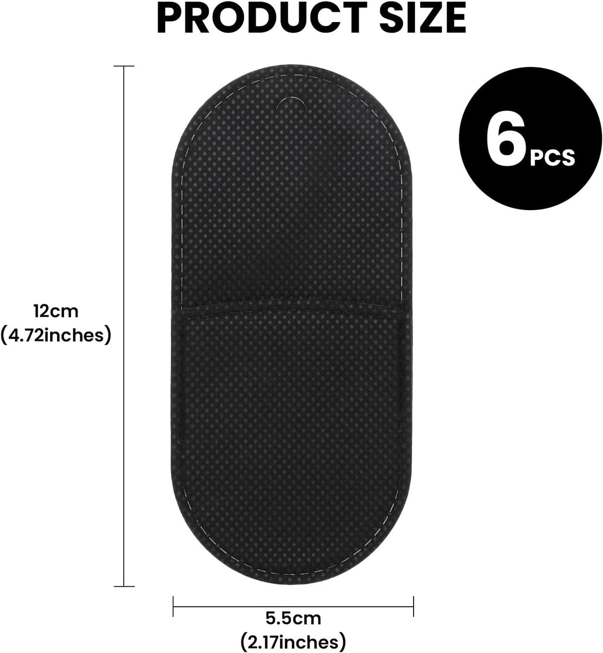 6 Pack Reusable Glasses-Mounted Eye Patches for Lazy Eye Treatment