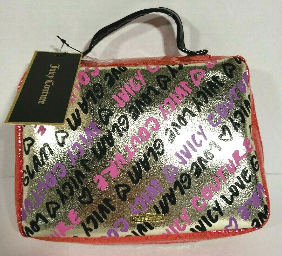 Small Hanging Makeup Bag with Cosmetic Organizer - Juicy Couture