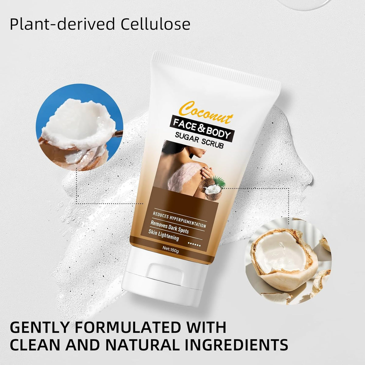 KP Bump Eraser Face and Body Scrub Exfoliating Enzyme Moisturizer for