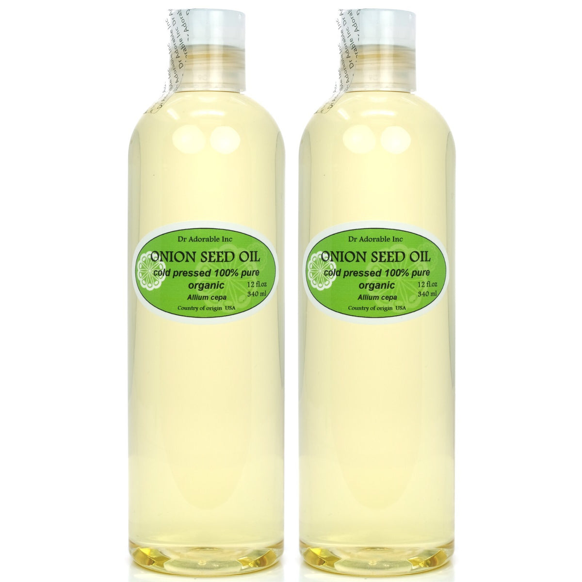 Organic Onion Seed Oil for Hair & Skin Care - Cold Pressed, 2oz to 7lb