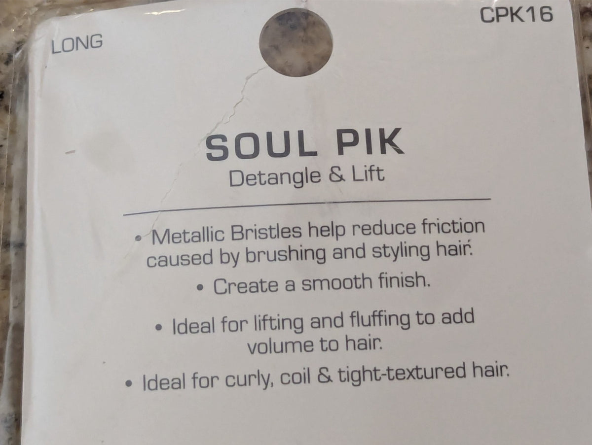 Red by Kiss Soul Pik Detangle & Lift Long Comb CPK16 pick