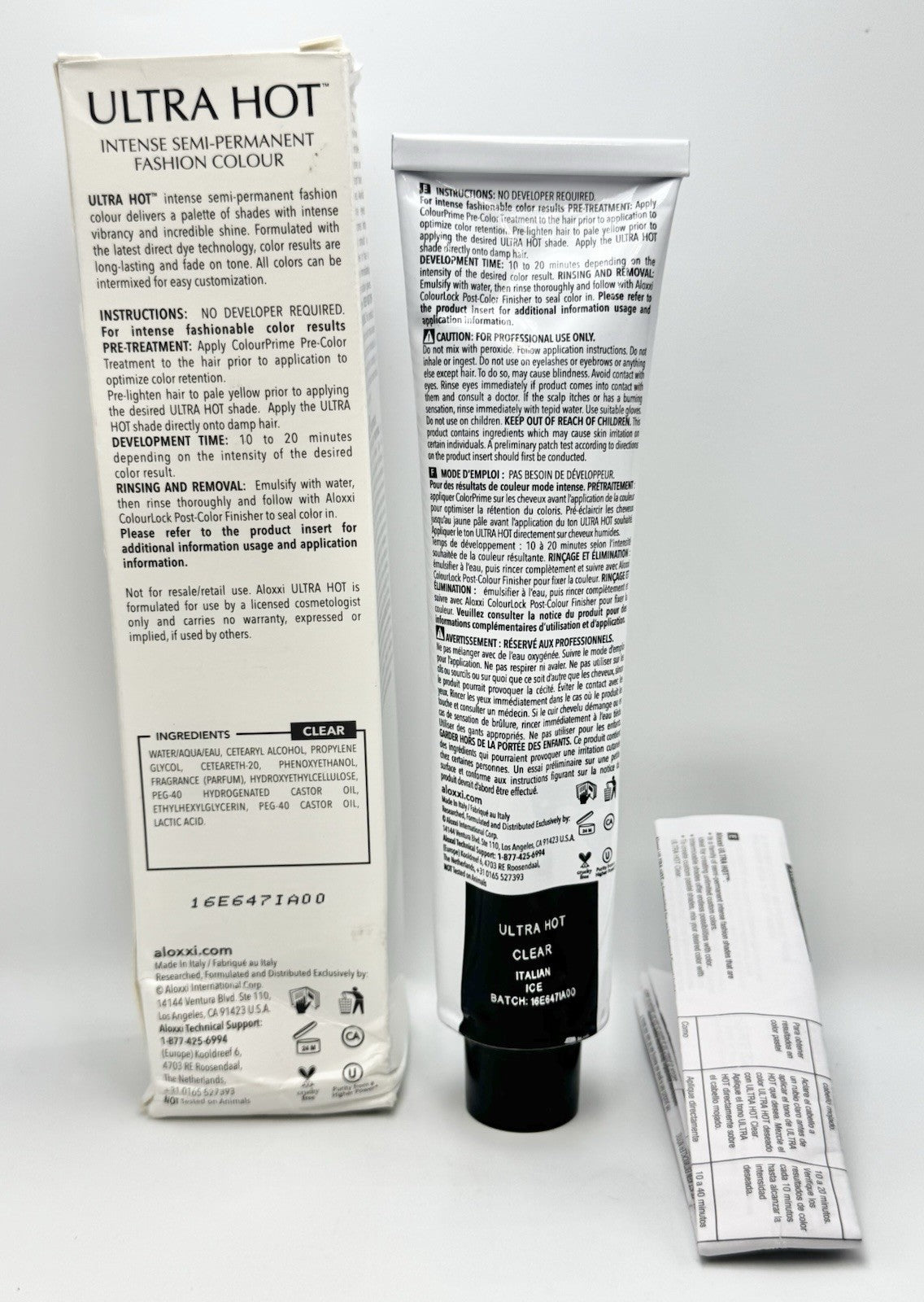 Semi-Permanent Hair Color Clear Italian Ice 4.4 oz