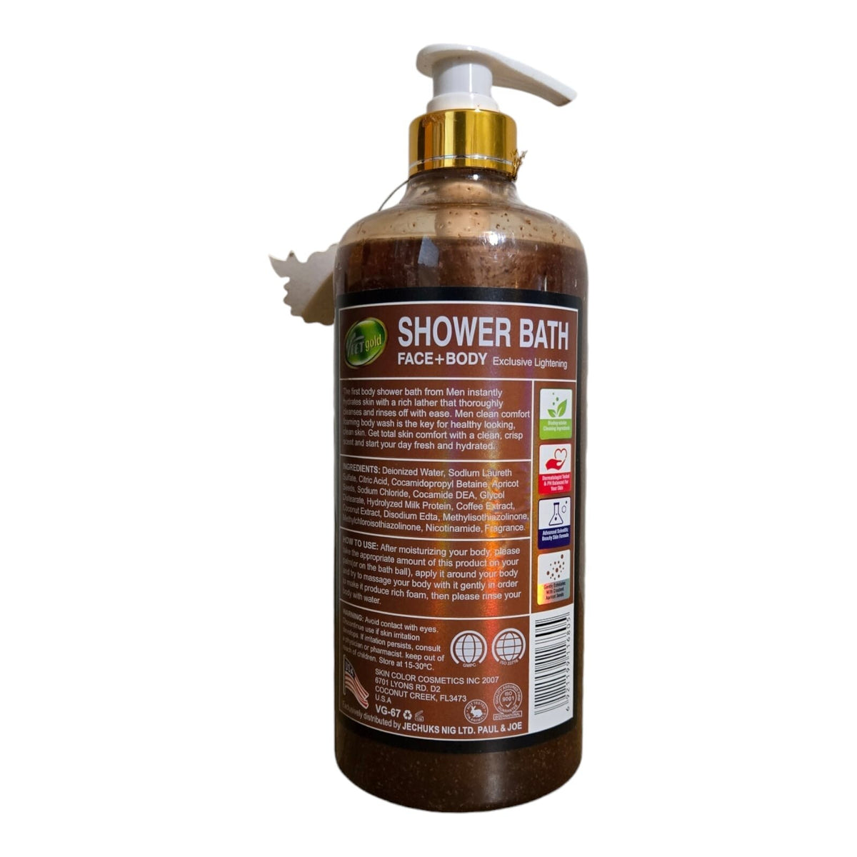 Men's Lightening Shower Gel with Oud & SPF 25 - 1000ml
