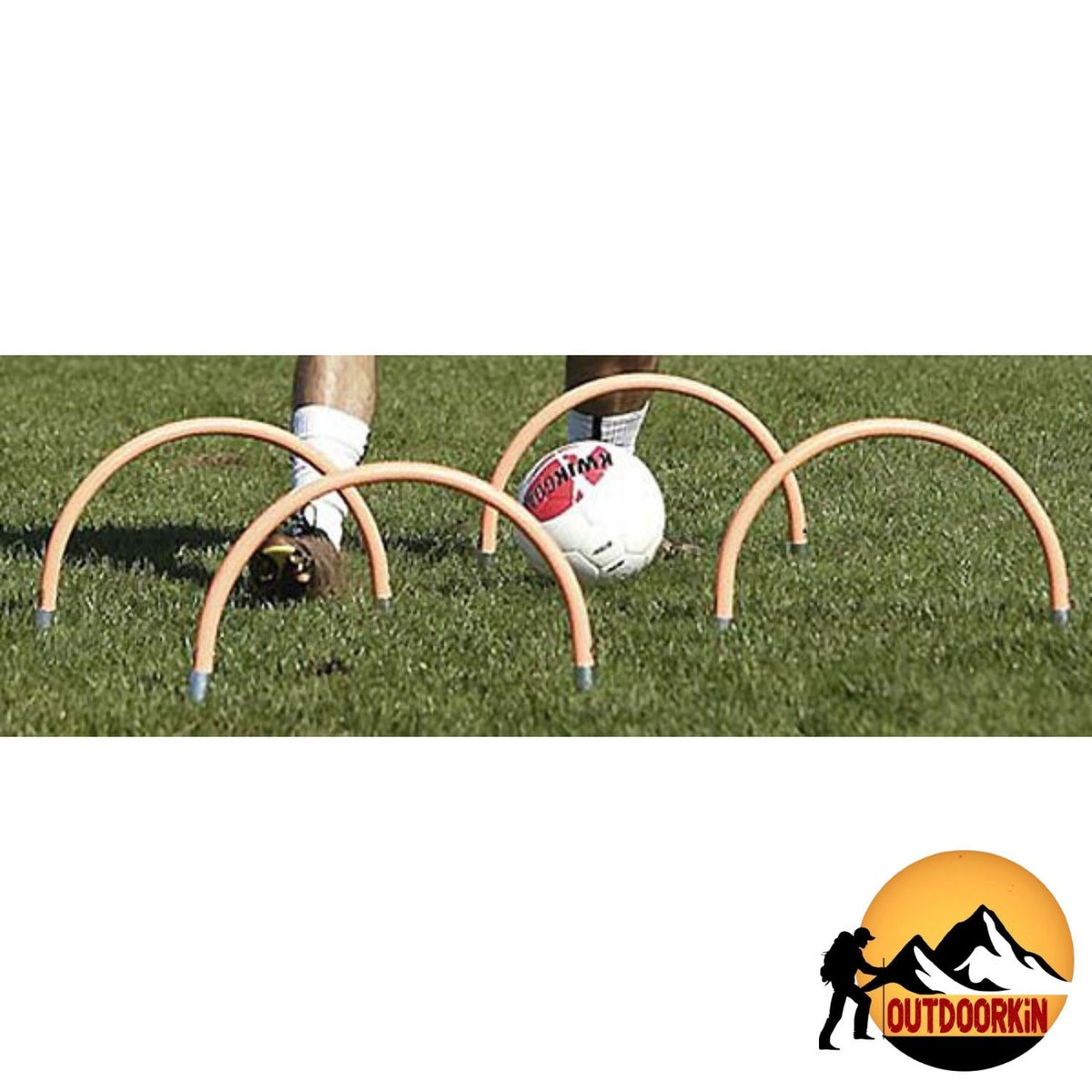 Training Arches Highlighter Green Soccer & Sports Practice Goals