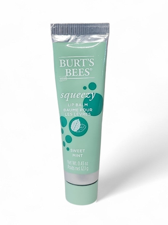Burt's Bees Tinted Lip Balm Sweet Mint 0.43 oz - Squeezy, Rare