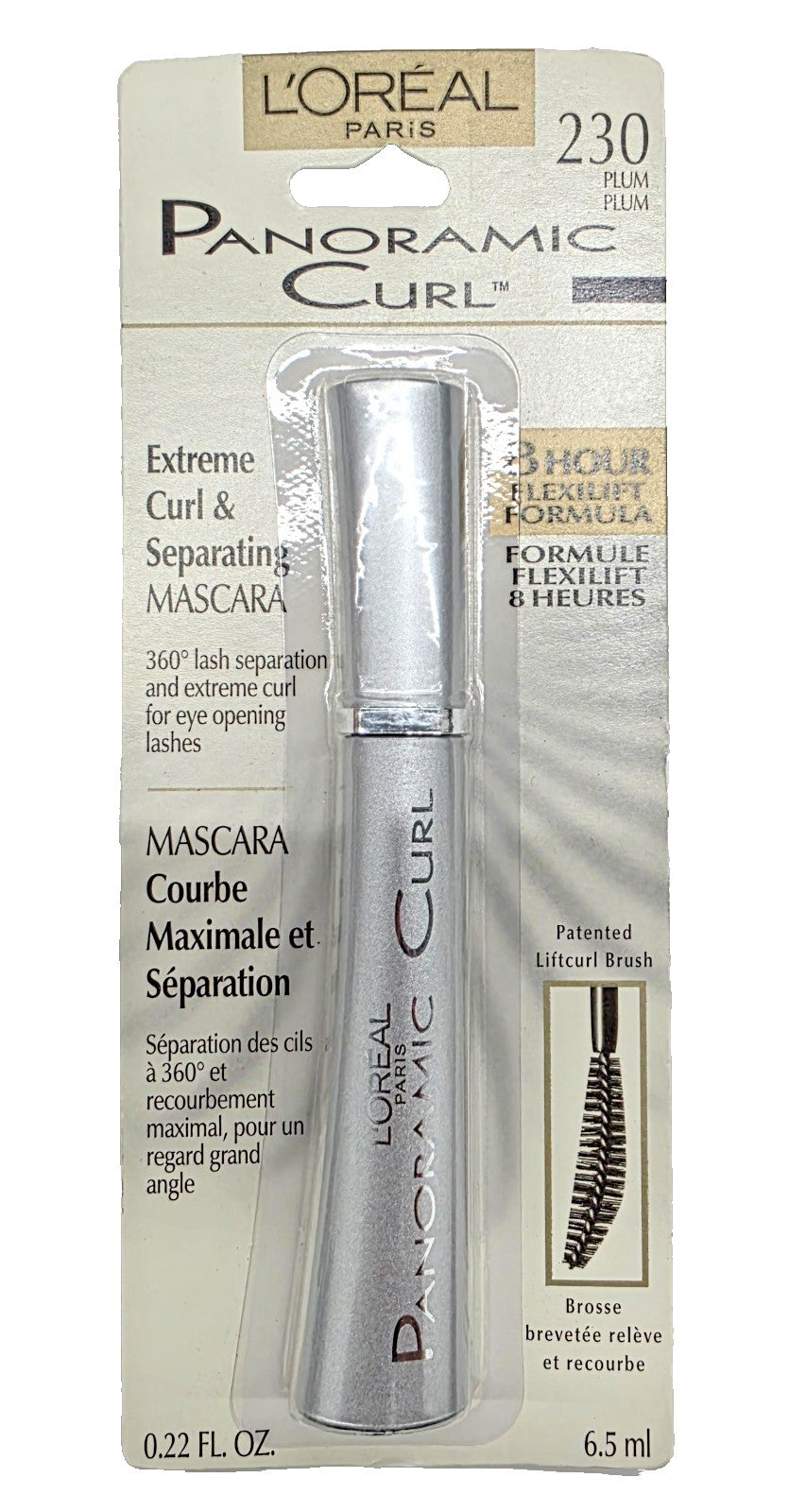 L'Oréal Panoramic Curl Mascara - 8 Hour Flexilift in Plum 230