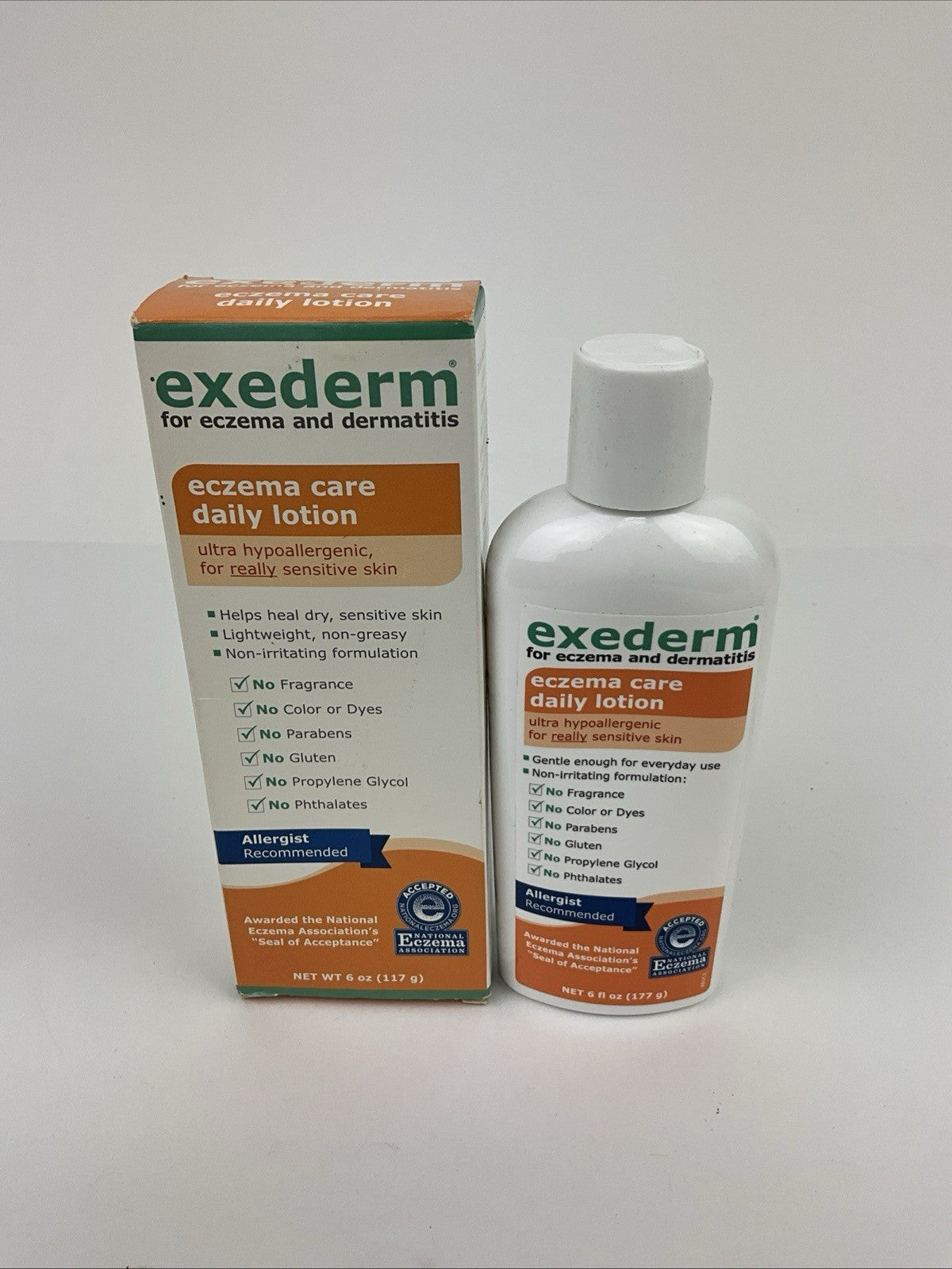 Exederm Eczema Care Daily Lotion 6 Oz New Old Stock