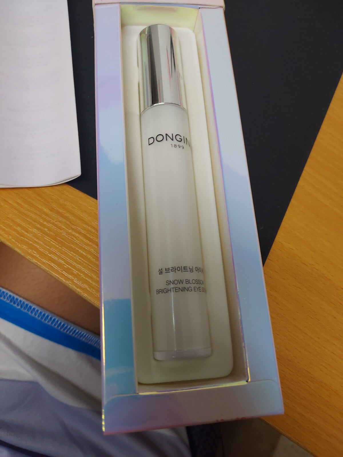 Brightening Eye Serum - Snow Blossom 15ml for Dark Circles & Puffiness