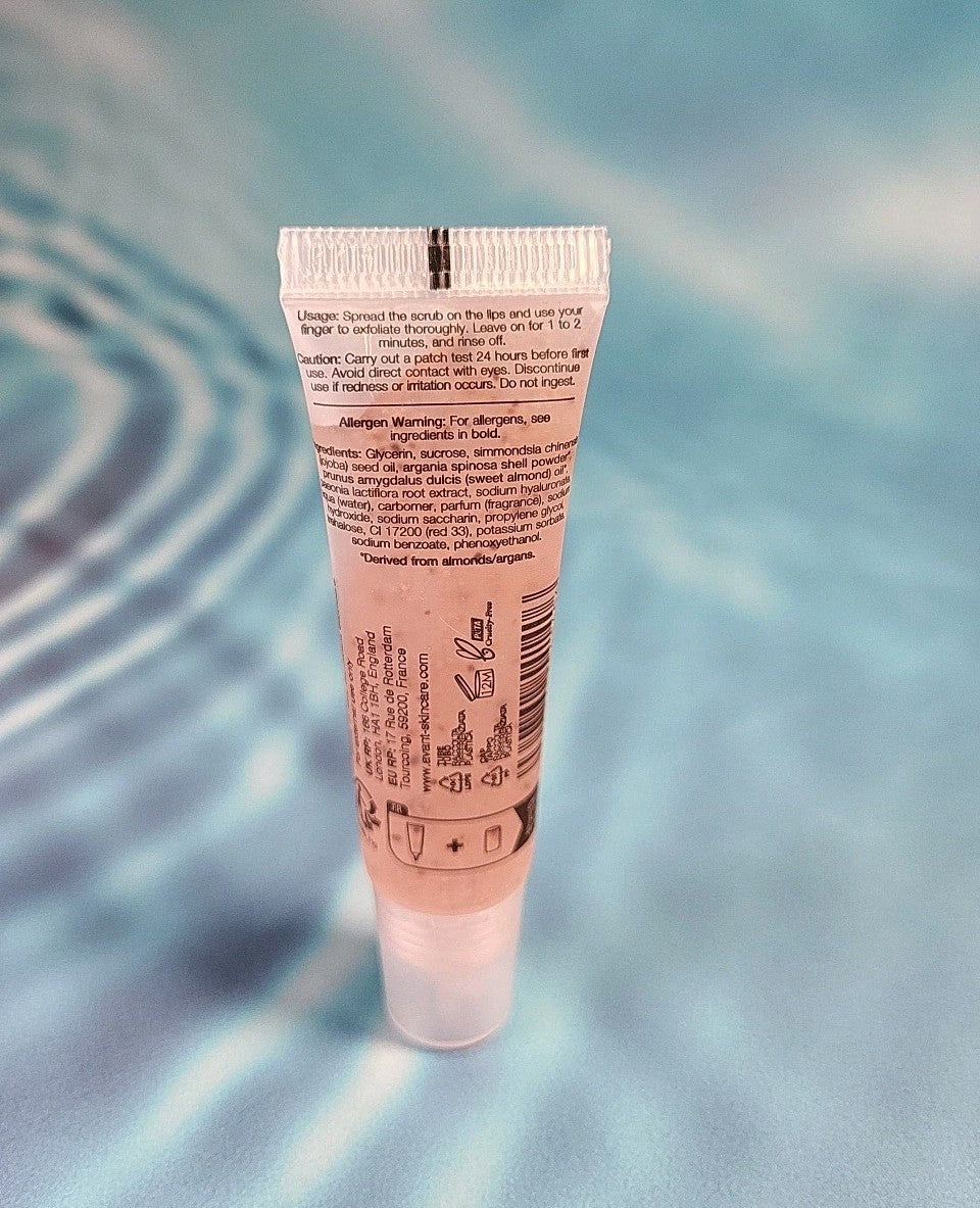 Hyaluronic Peony Lip Scrub with Argan & Sweet Almond 0.34oz - Replenishing