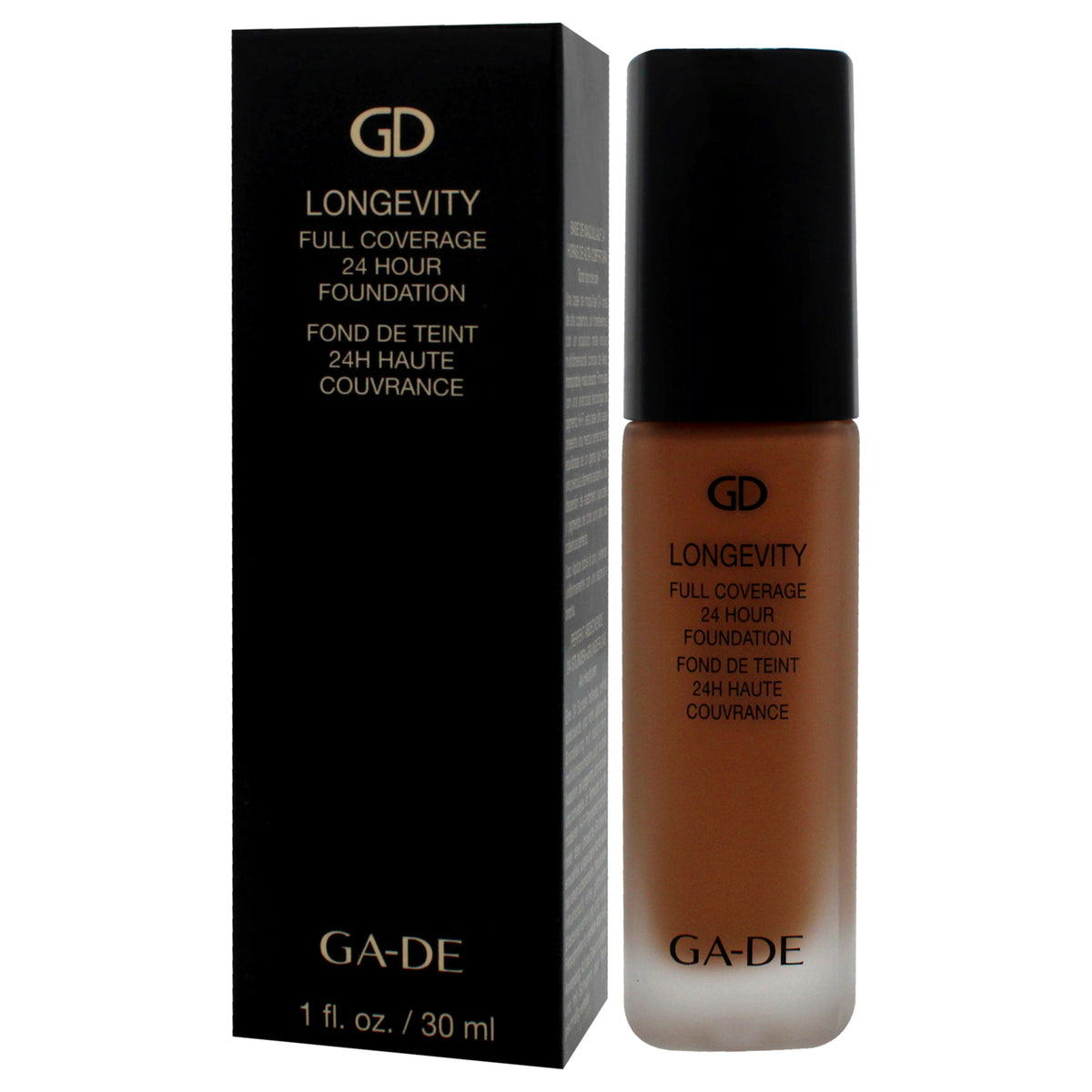 Full Coverage 24-Hour Foundation in Chestnut - Long-Wear Face Makeup for Women
