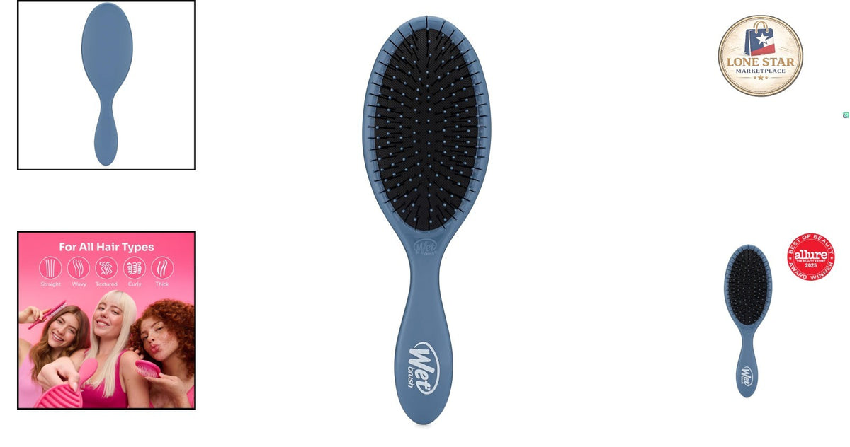 Detangler Hair Brush with Ultra-Soft Bristles for Effortless Styling