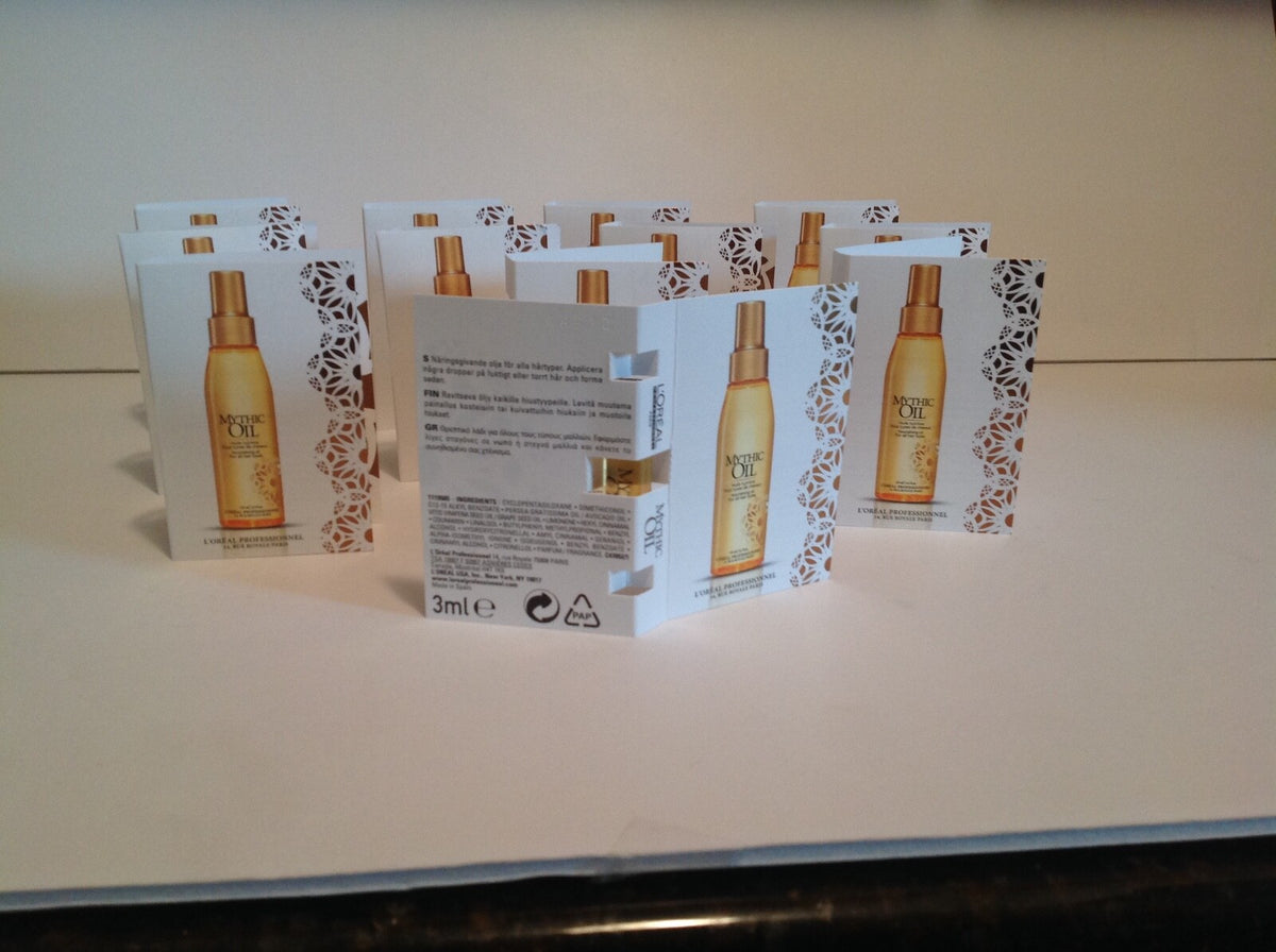 L'Oréal Mythic Oil Nourishing Hair Oil Sample Pack - 12x 3ml