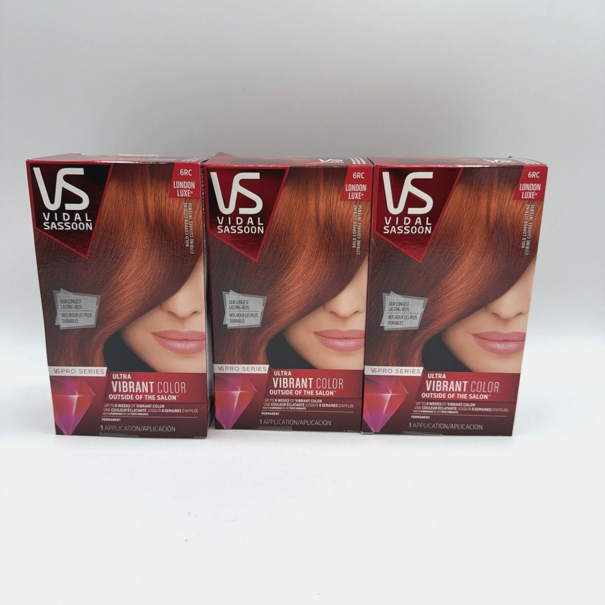6RC Bold Copper Citrine Hair Color - 3 Pack