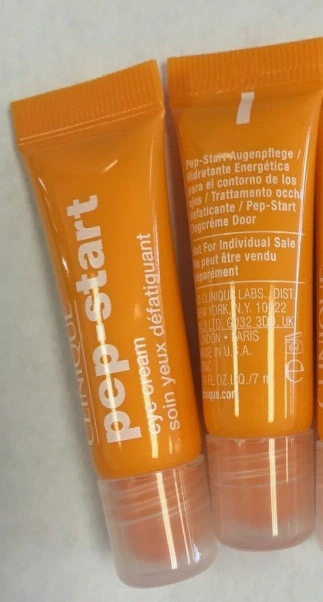 Travel Size Eye Cream Set - Clinique Pep-Start Eye Care 2 x 0.24 oz