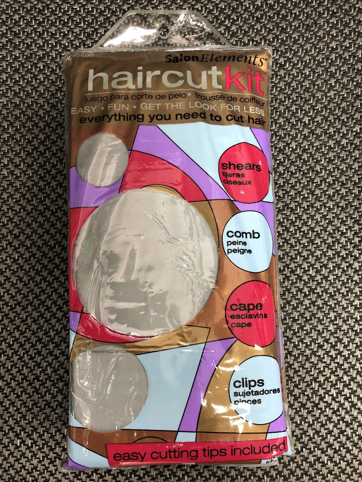 Salon Elements Hair Cut Kit, Juego Para Corte Pelo Barber Shop Cape