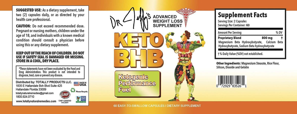 Anti-Gray Hair & Keto BHB Weight Loss Supplement Capsules