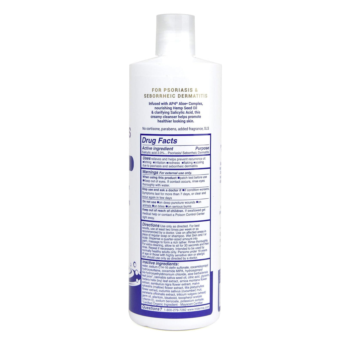 Psoriasis Control Body Wash with Salicylic Acid - Soothing 16 oz