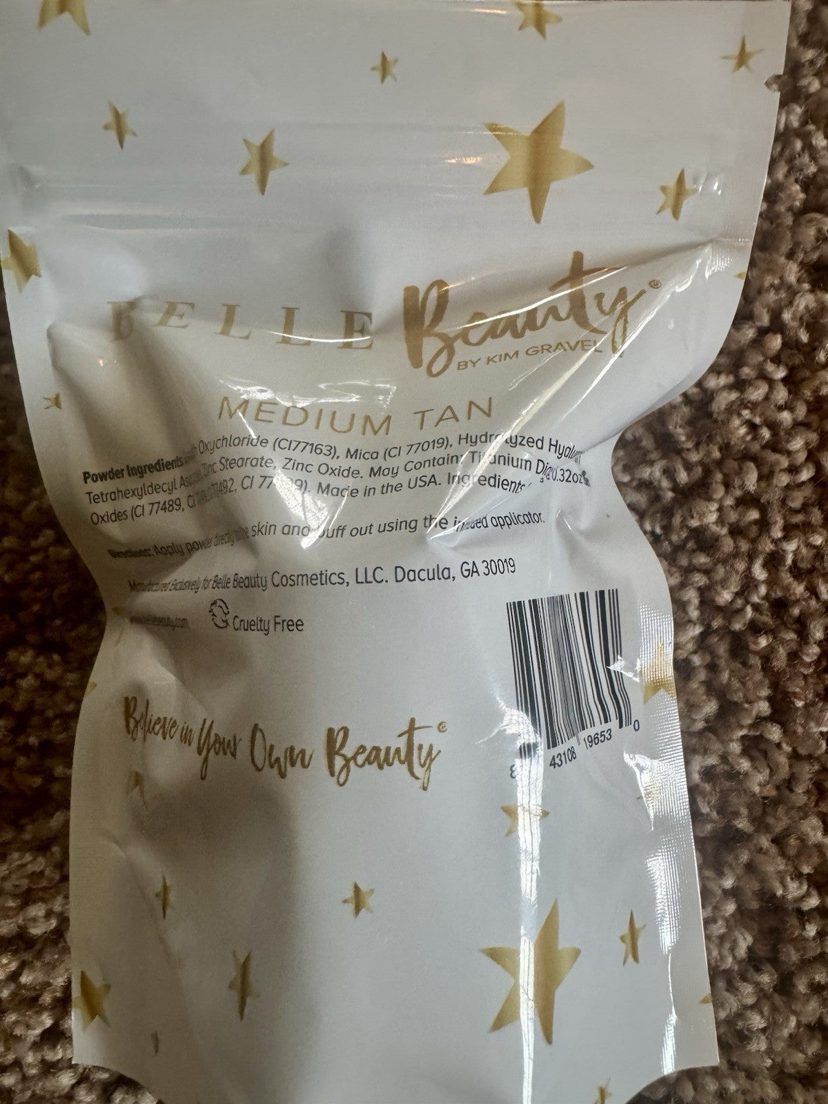 Mineral Foundation Powder Medium Tan - Matte Face Makeup