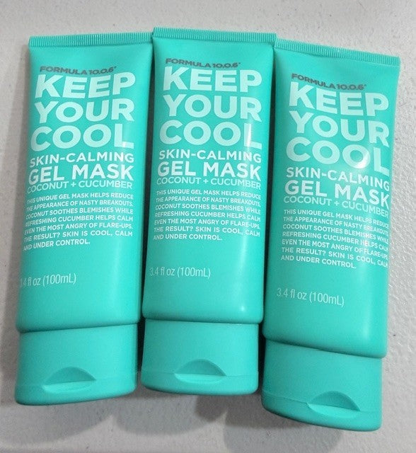 Keep Your Cool Skin Calming Gel Mask - 3 Pack, 3.4 FL OZ Each