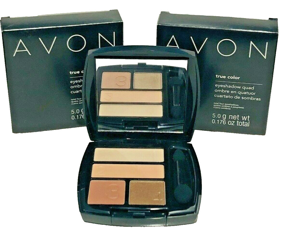 Eyeshadow Quad - Nude & Natural Shades for 2 Looks