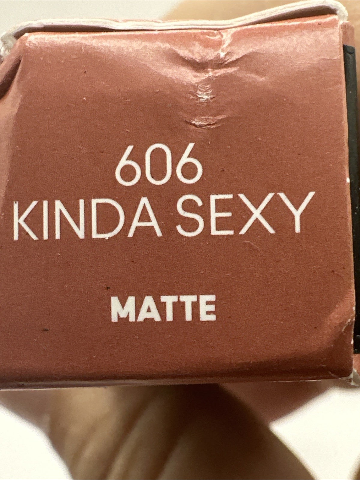 Matte Lipstick 606 Kinda Sexy - Long Lasting Lip Color, 0.12 Oz