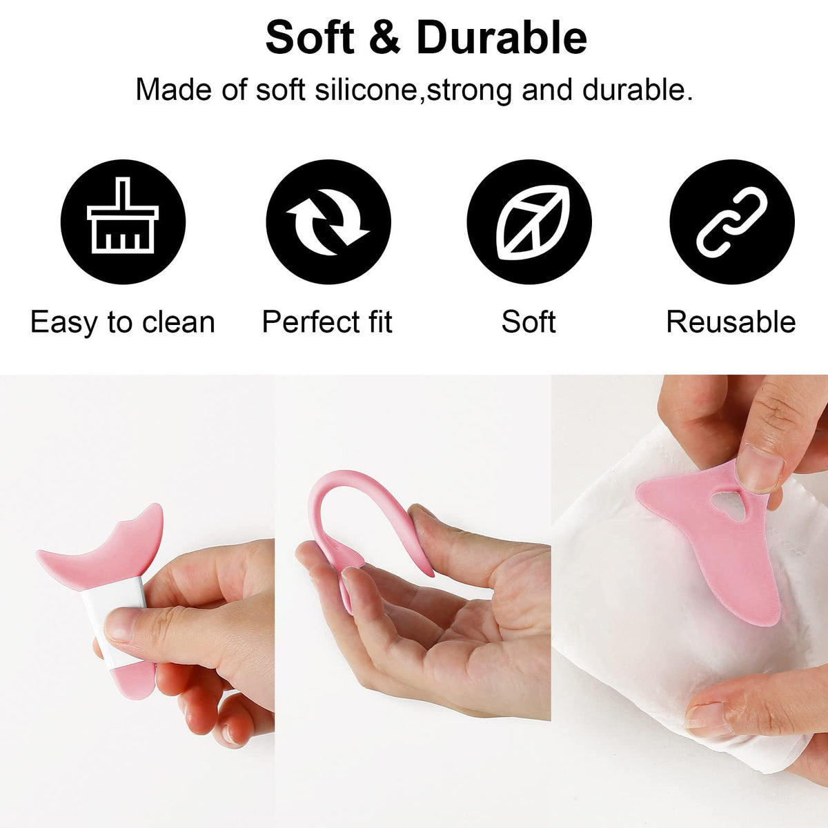Reusable Silicone Eyeliner Stencils for Precise Eye Makeup Application