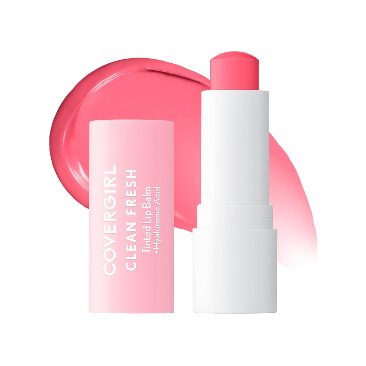 Hydrating Tinted Lip Balm with SPF 15 - Vegan, Natural Finish, Life is Pink