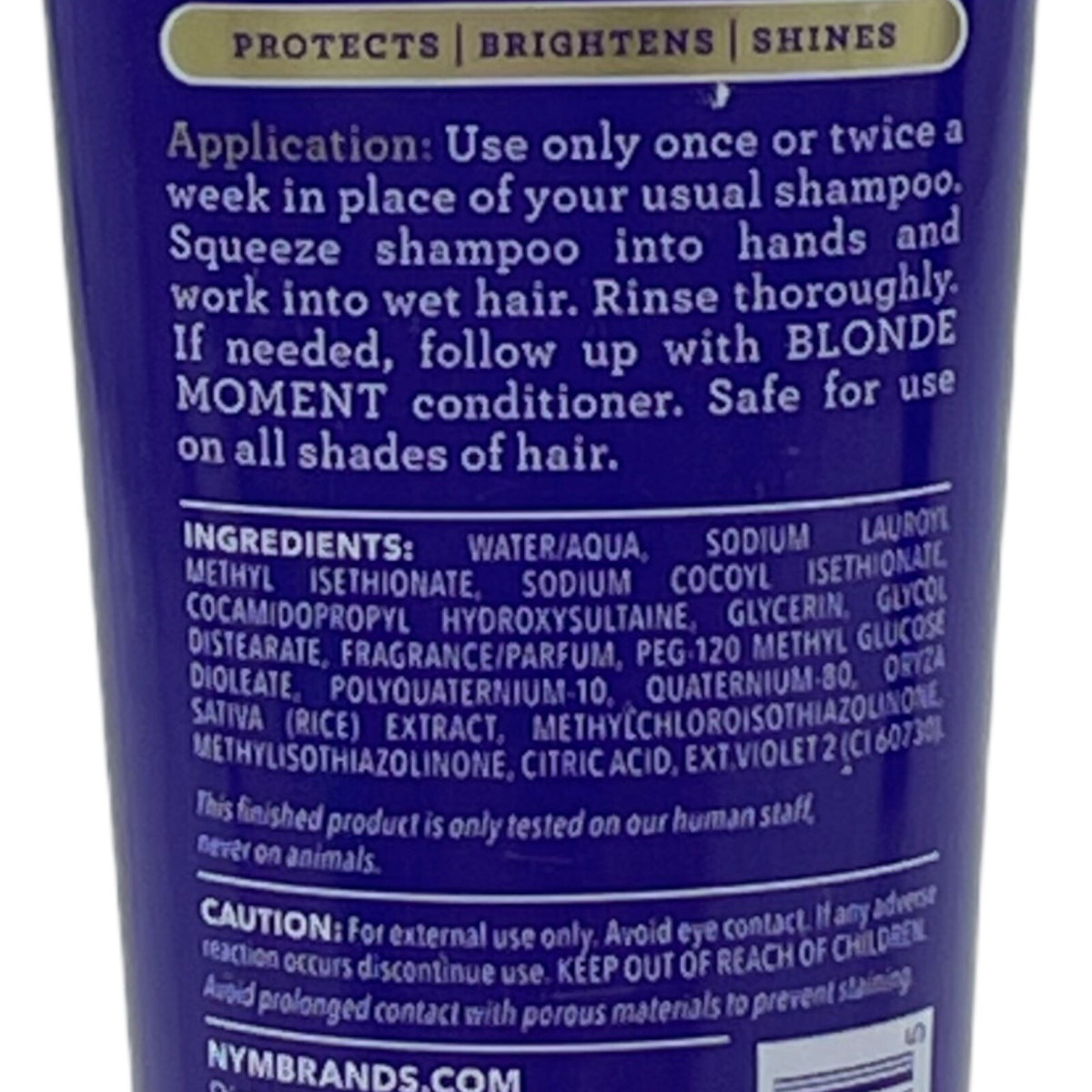 Not Your Mother's Blonde Moment Purple Shampoo & Conditioner Set 8 oz
