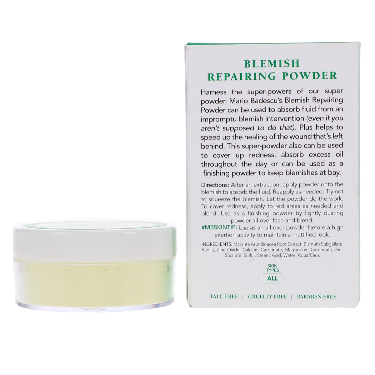 Blemish Repairing Powder 0.5 oz - Clear Skin Acne Treatment (Mario Badescu)