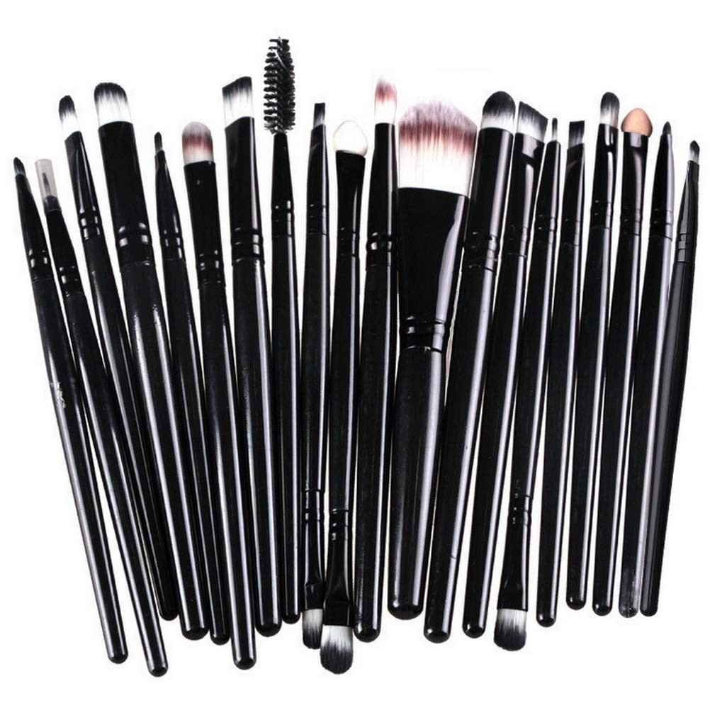 Professional Makeup Brush Set 20 Pcs with Storage Bag for Face & Eyeshadow