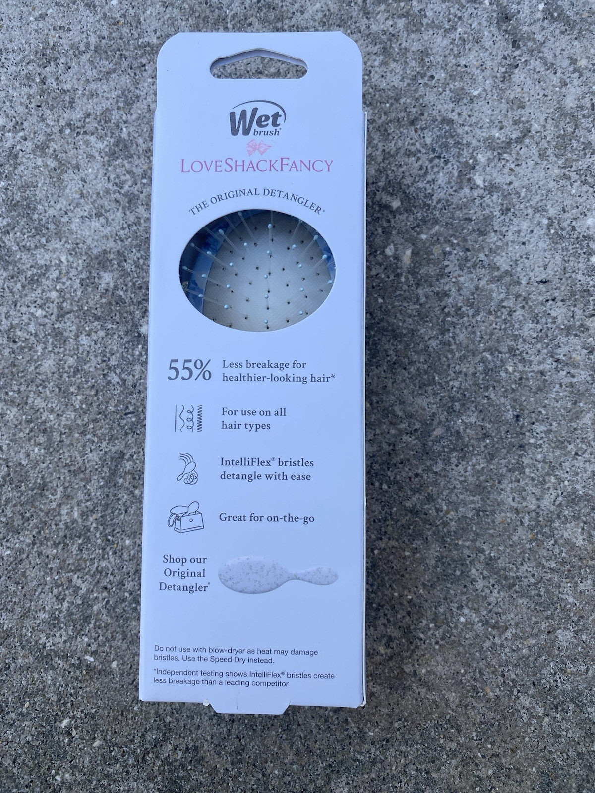 Mini Detangler Brush - LoveShackFancy X Wet Brush Everblooming Rosettes