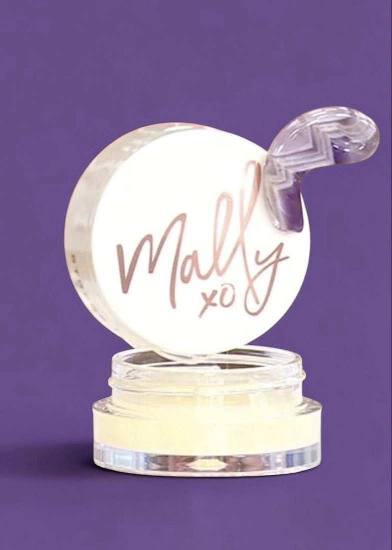 Lip Mask Balm with Gua Sha Amethyst Stone Applicator - Lavender & Chamomile