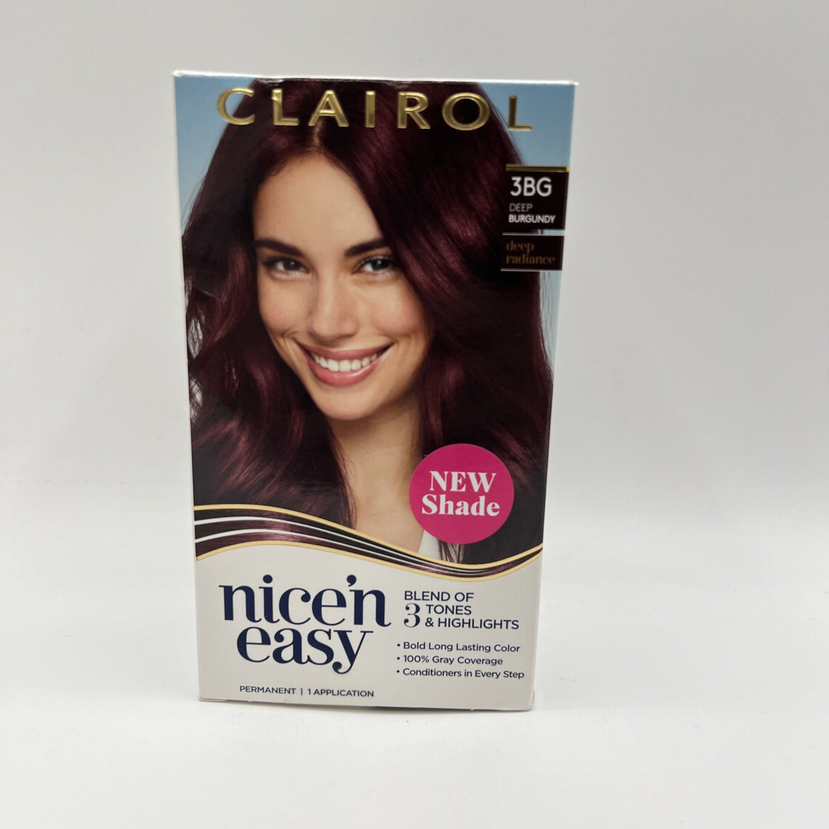 Clairol Nice 'N Easy Permanent Hair Color #3BG Deep Burgundy