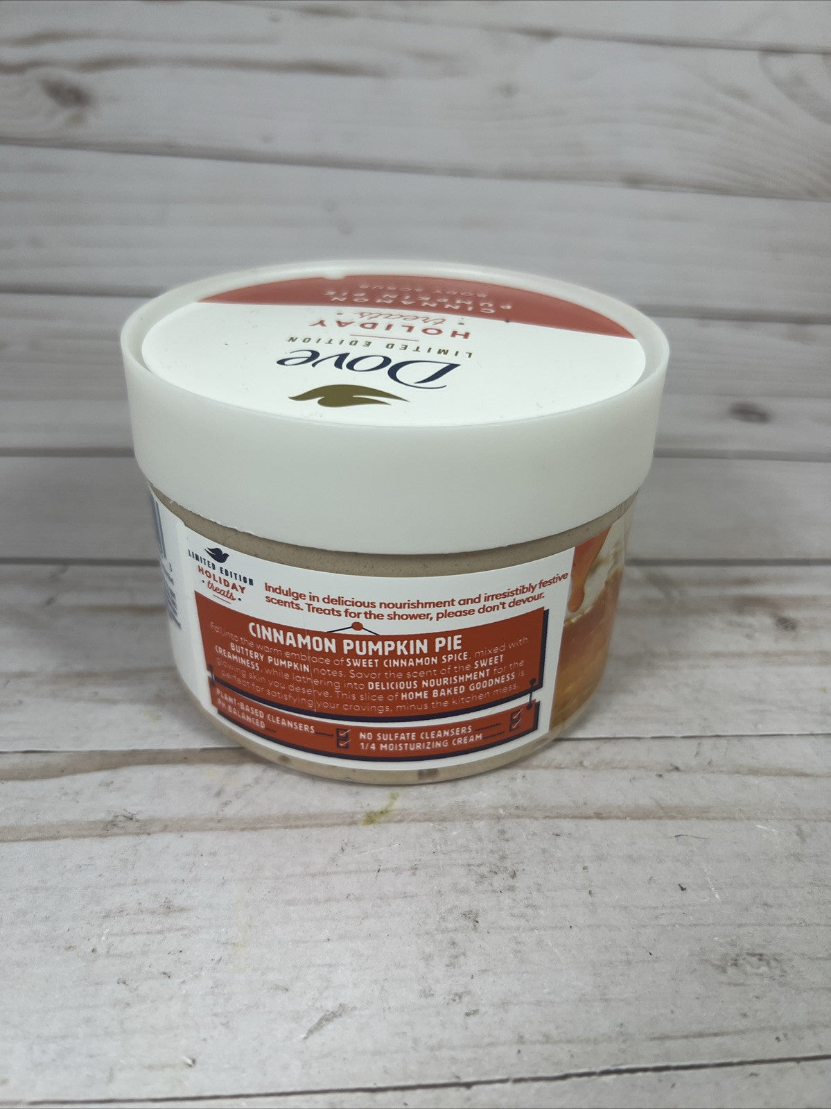 Dove Limited Edition Holiday Treats CINNAMON PUMPKIN PIE Body Scrub