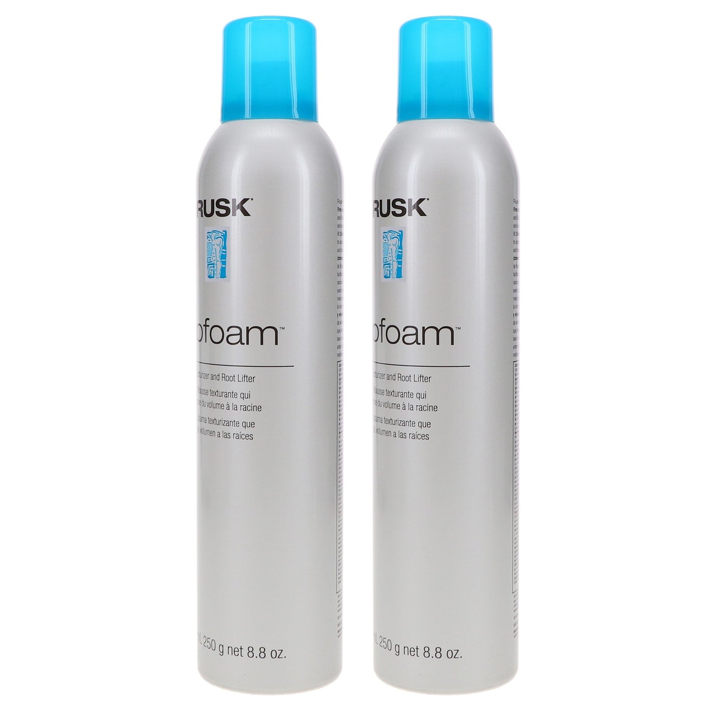 Rusk Blofoam Texturizer & Root Lifter Foam - Amplifies Curly Hair 8.8 oz 2 Pack