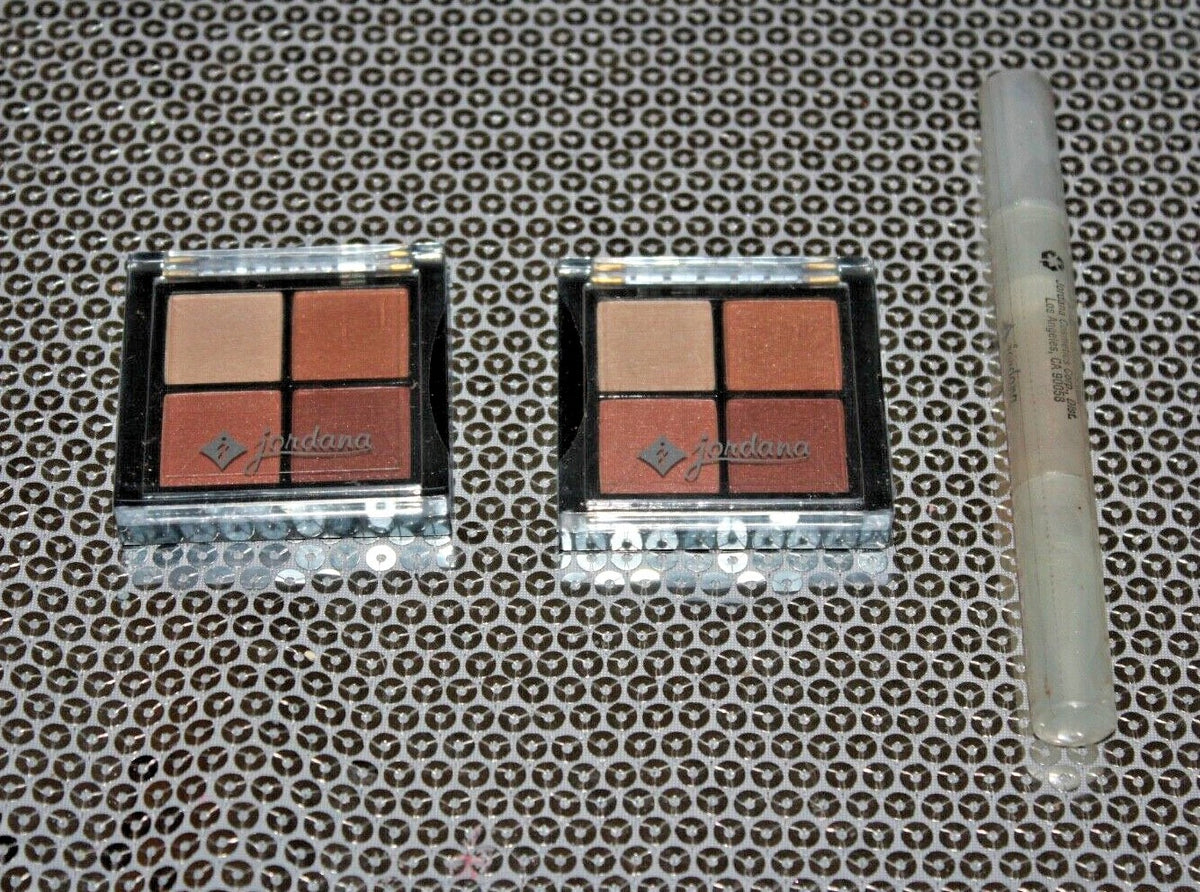 Eyeshadow & Lip Gloss Set - Gold & Pina Colada Shades, Sealed Lot of 2