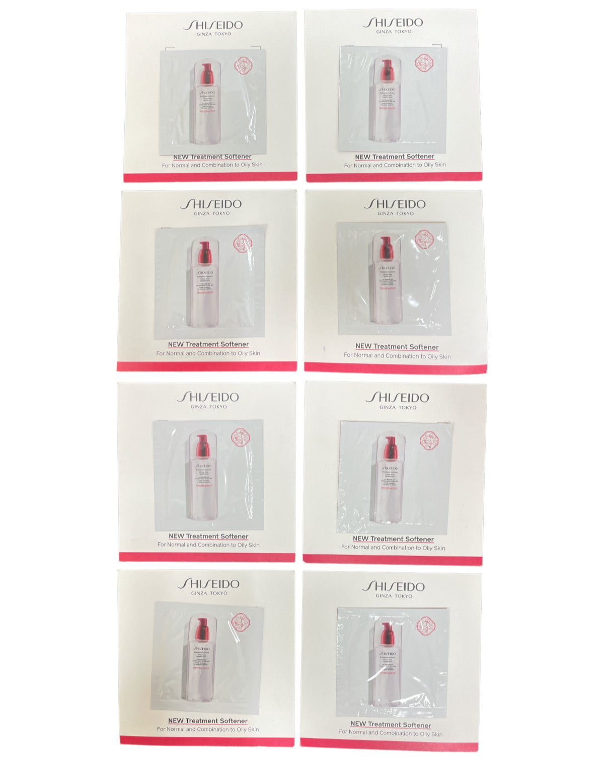 Shiseido Treatment Softener Sample Set for Normal to Oily Skin - 8 Pack