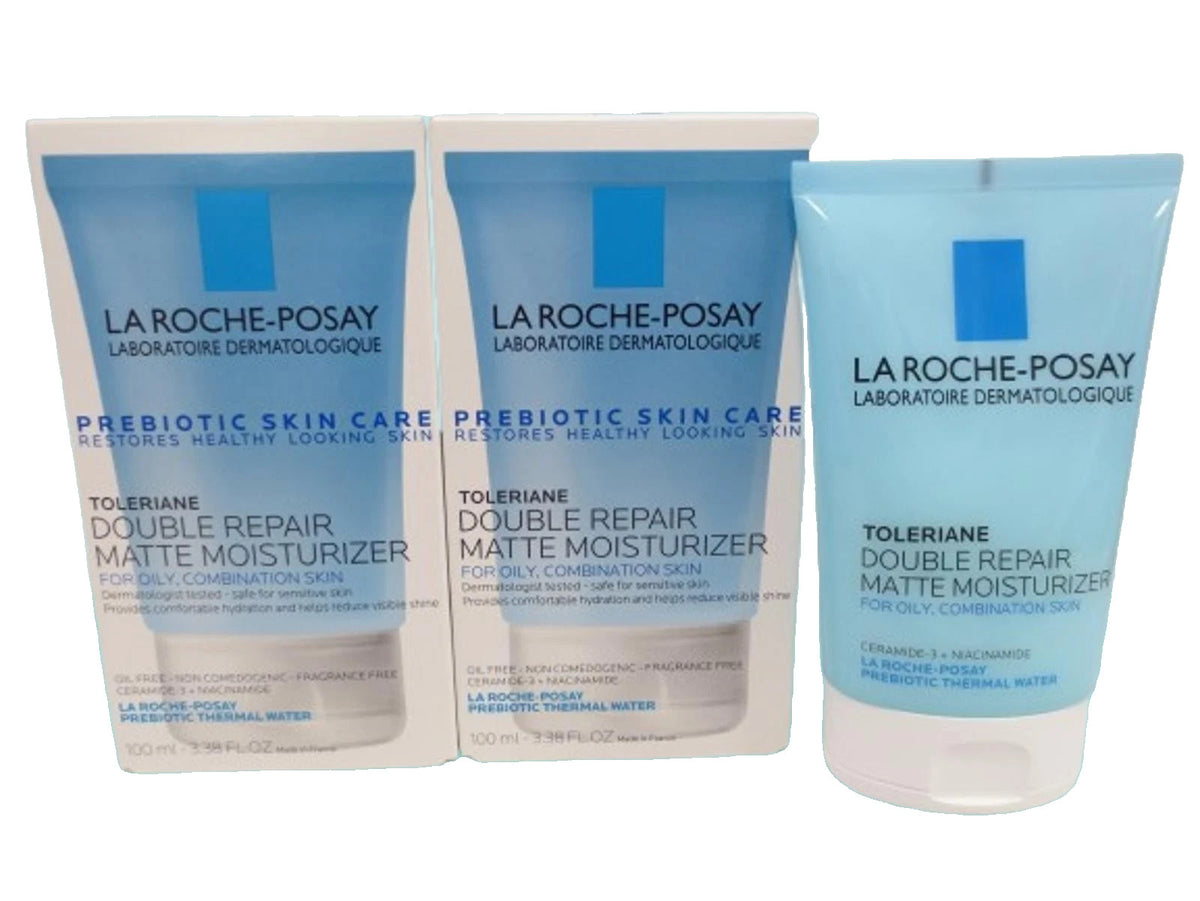 La Roche-Posay Toleriane Double Repair Matte Moisturizer 3.38 oz - 2 Pack
