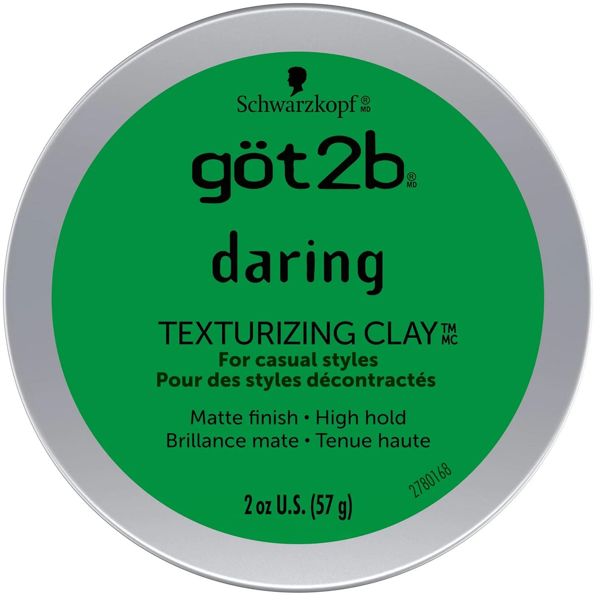 Matte Finish Hair Clay - High Hold Texturizing Styling Pomade 2 oz