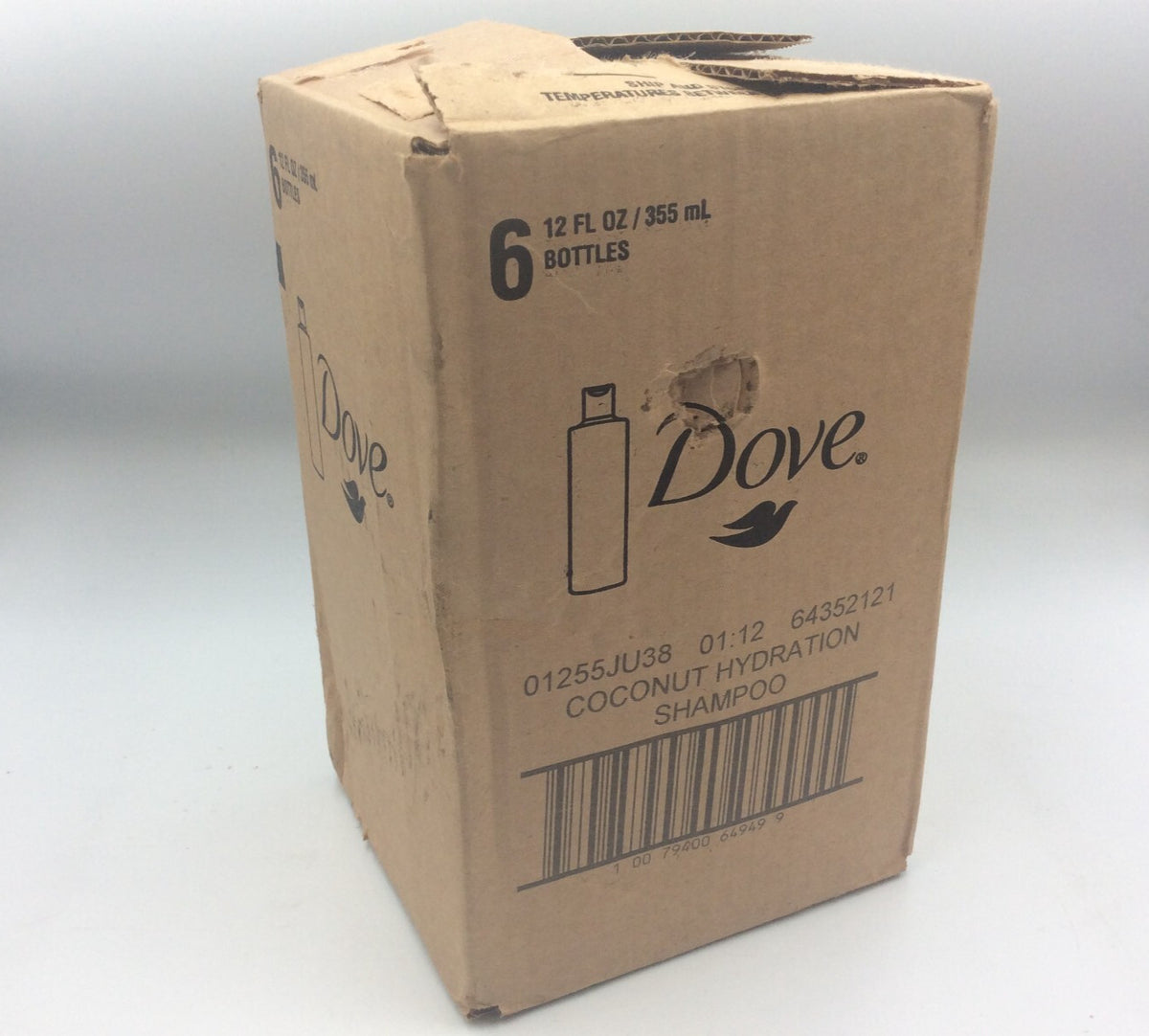 Dove Coconut & Hydration Shampoo for Dry Hair - 12 oz, Case of 6