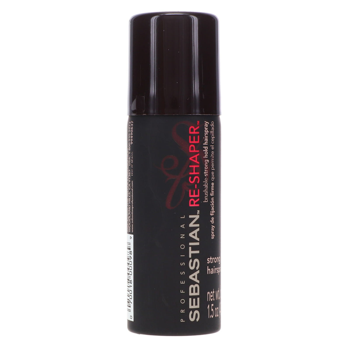 Sebastian Re-Shaper Hairspray 1.5 oz Long-Lasting Flexible Hold Humidity Control Travel Size