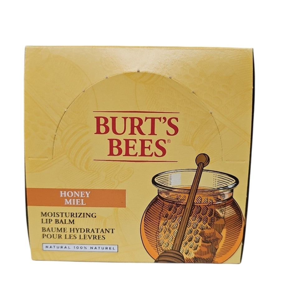 Moisturizing Lip Balm Set - Honey Miel 6 Pack with 4 Tubes