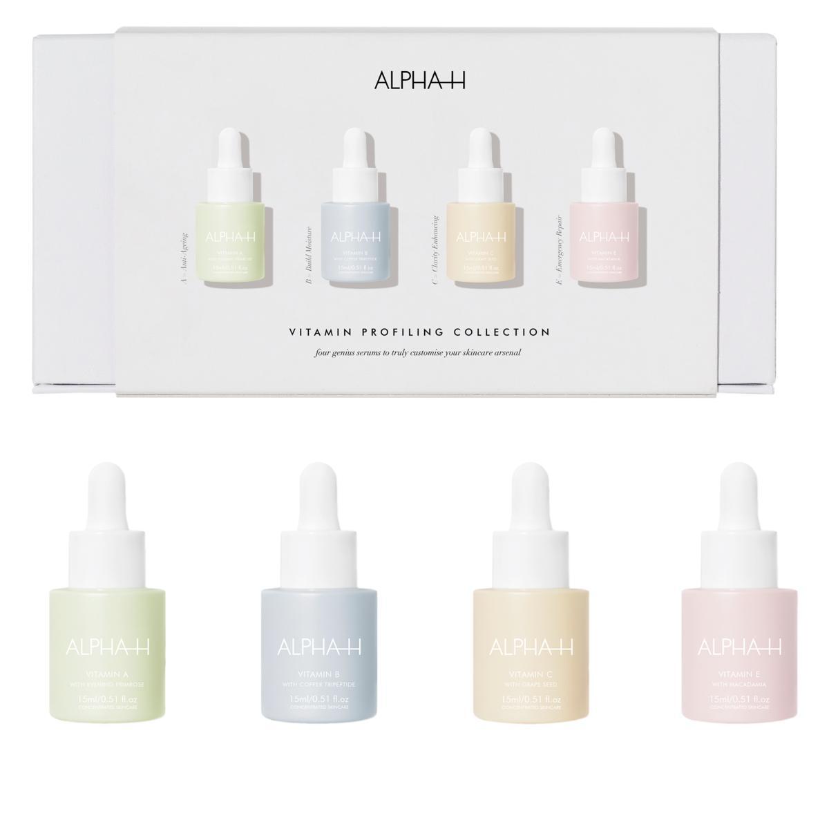 Vitamin Set with A, B, C, E - Skin Care Supplements Collection
