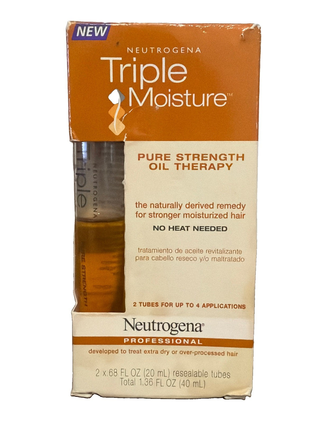 Neutrogena Triple Moisture Oil Therapy 1.36 Fl Oz Skin Nourishing Oil