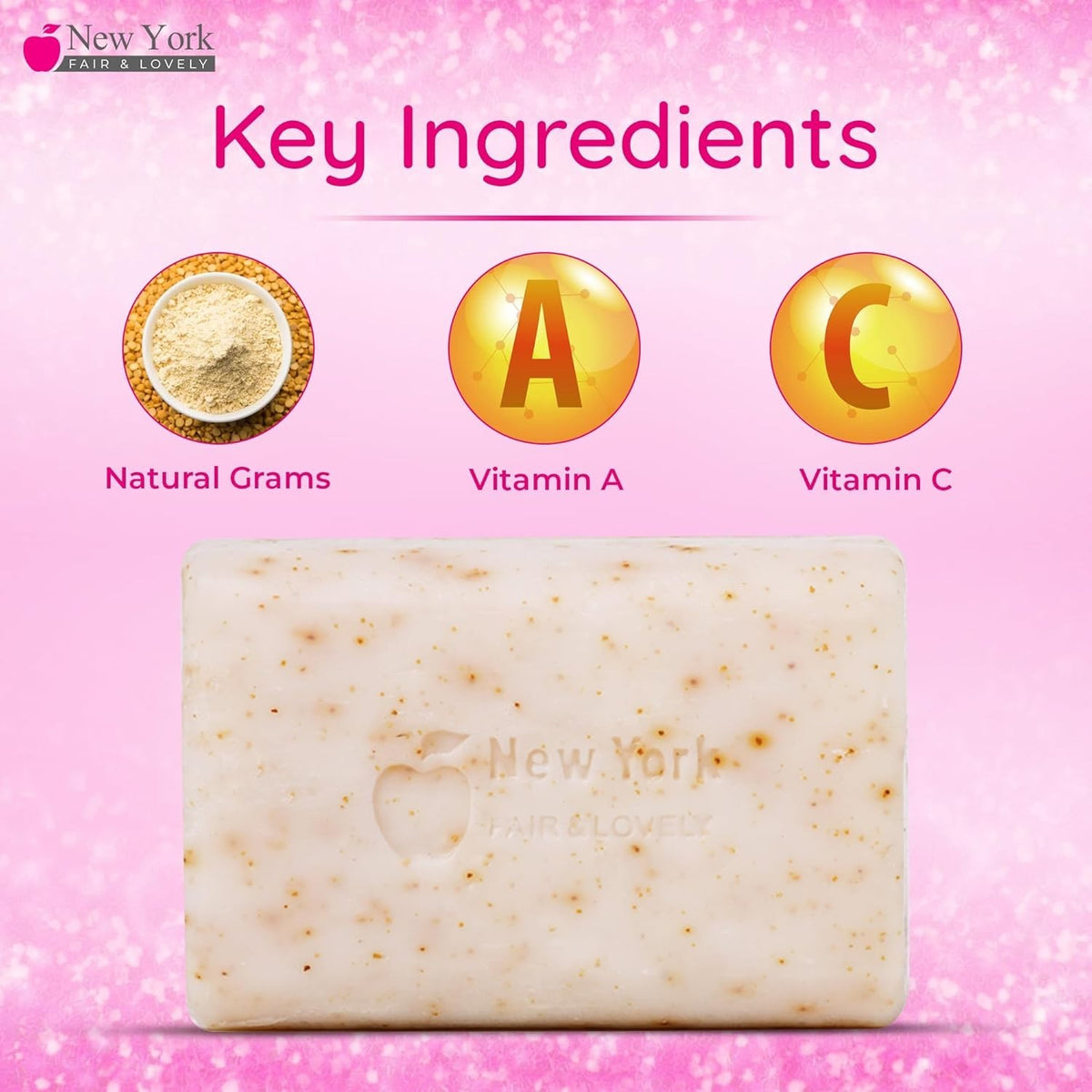 New York Fair & Lovely Exfoliating Soap 7 oz