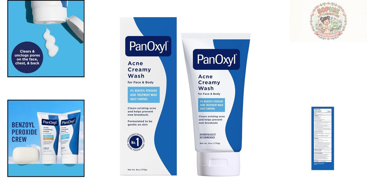Antimicrobial Facial Wash for Acne Prevention - 6 Oz, Gentle & Hydrating
