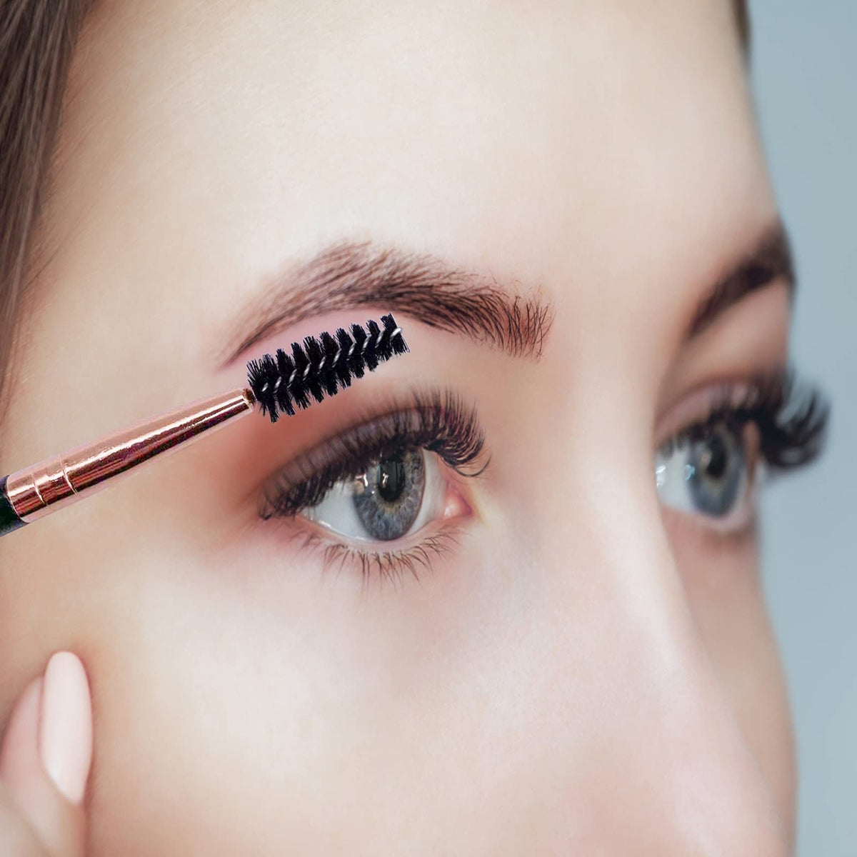 Reusable Mascara Brush Wands Set - Eyelash & Eyebrow Grooming Spoolies, 5 Pieces