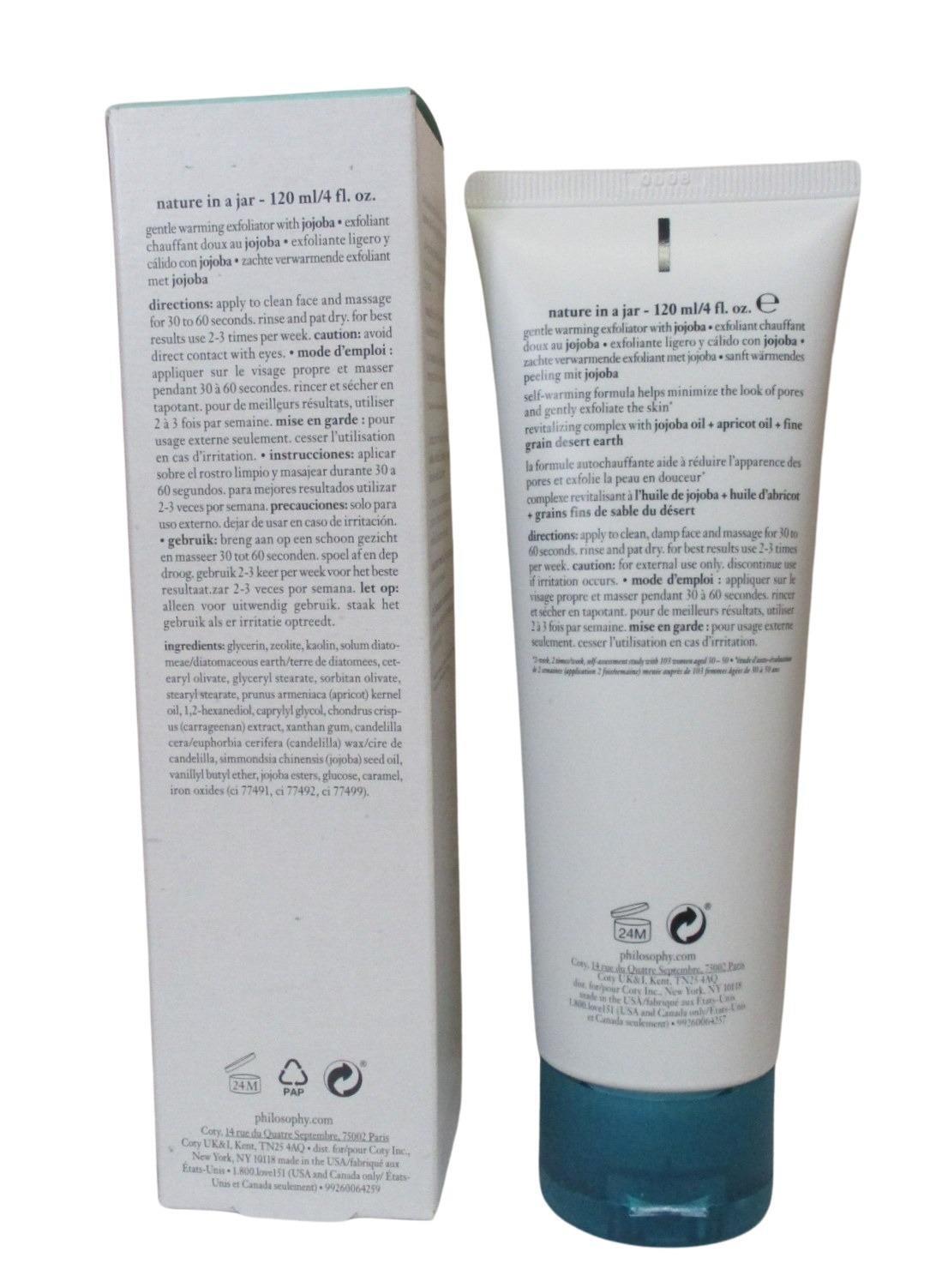 Philosophy nature In a Jar Gentle Warming Exfoliator with Jojoba, 4 oz