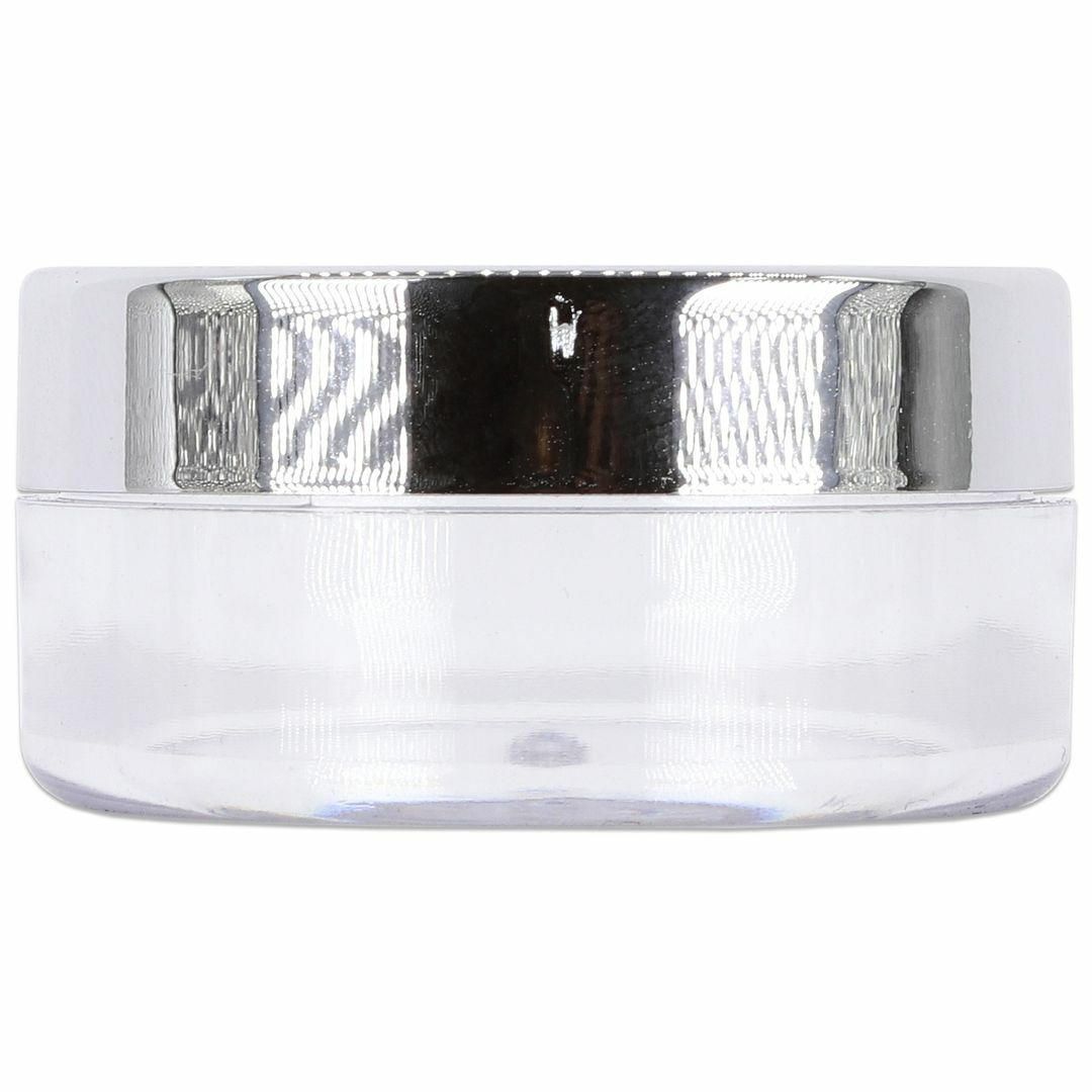 40 Pcs Cosmetic Sample Jars with Silver Lids - 10g/10ml Reusable Container Set