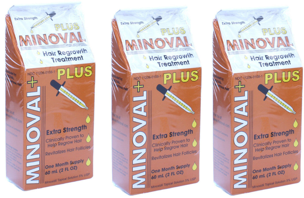 Minoxidil 5% Hair Regrowth Treatment for Men - 3 Pack